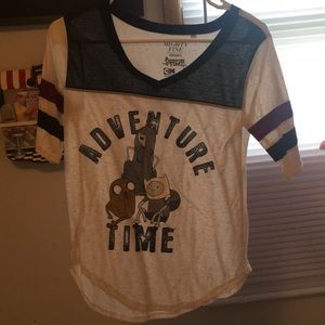 Adventure time shirt.